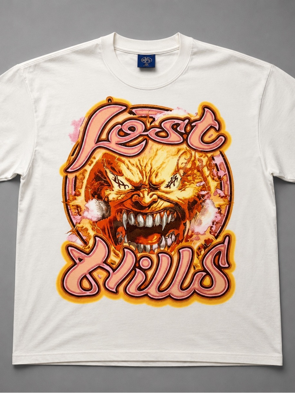 Lost Hills ‘Screaming Sun’ White Graphic Tee